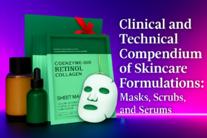 Clinical and Technical Compendium of Skincare Formulations: Masks, Scrubs, and Serums